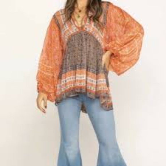 Free People Aliyah Printed Tunic - Picture 3 of 9